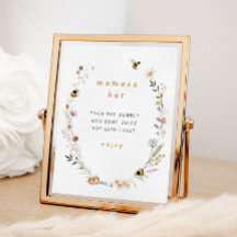 Mama to Bebe Wildblume Momosa Bar Sign