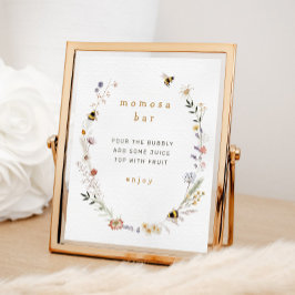 Mama to Bebe Wildblume Momosa Bar Sign