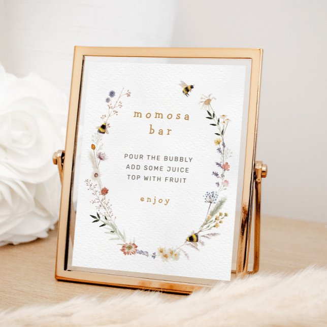 Mama to Bebe Wildblume Momosa Bar Sign (Von Creator hochgeladen)