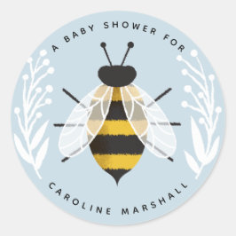 Mama to Bee Baby Boy Douche Sticker