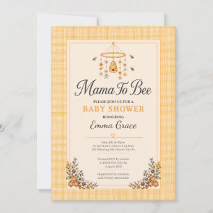 Mama To Bee Babyparty-Einladung Einladung