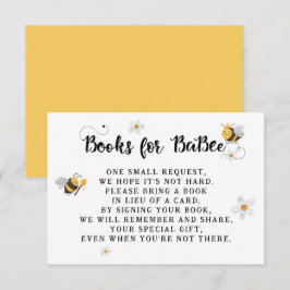 Mama to Bee Books for Baby Shooter Begleitkarte