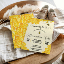 Mama to Bee! Honigbiene, Honig, Babydusche