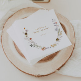 Mama to Bee Wildblume Baby Shower Serviette