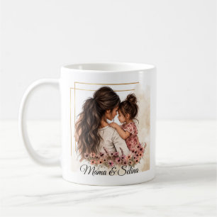 Mama & Tochter Tasse - Mit Wunschname