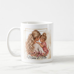 Mama & Tochter Tasse - Mit Wunschname