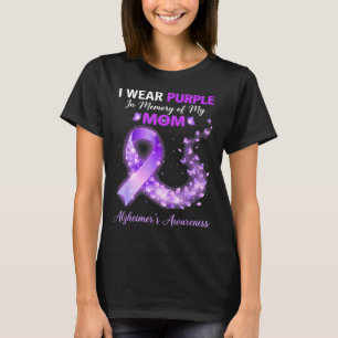 Mama trägt lila in Erinnerung an die Alzheimer-Kra T-Shirt