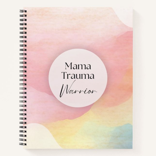 Mama Trauma Warrior Journal Notizbuch (Vorderseite)