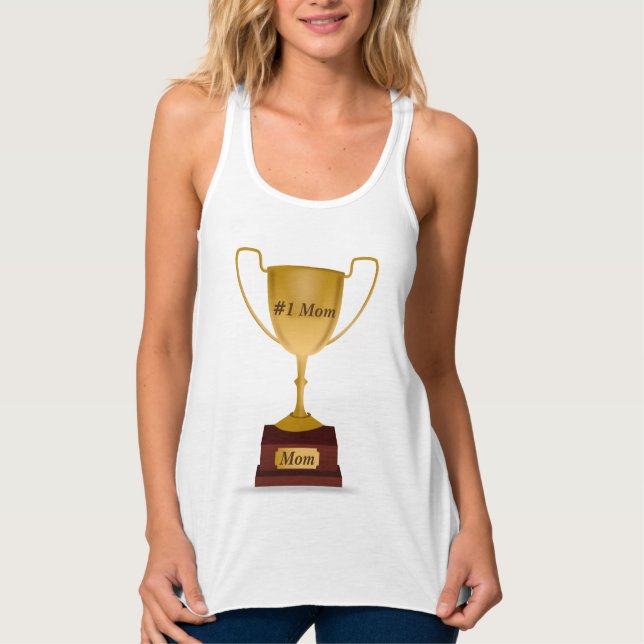 Mama-Trophäe Tank Top (Vorderseite)