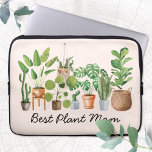 Mama tropischer Wasserpflanzen Laptopschutzhülle<br><div class="desc">Einführung in unsere Watercolor Tropical Houseplant Mama Quote Laptop-Hülle. Mit Aquarellbildern,  die ein natürliches Ambiente schaffen.Geeignet als Geschenk für Pflanze,  Gärten und Naturliebhaber.</div>
