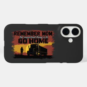 Mama Trucker Liebe Road Journey Familiendesign iPhone 16 Hülle
