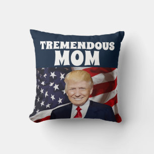 MAMA TRUMP THROW PILLOWS KISSEN