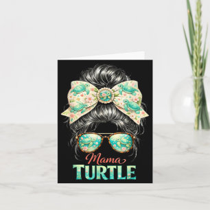Mama-Turtle-Shirt Meeresleben Sommer Ozean Mutter Karte