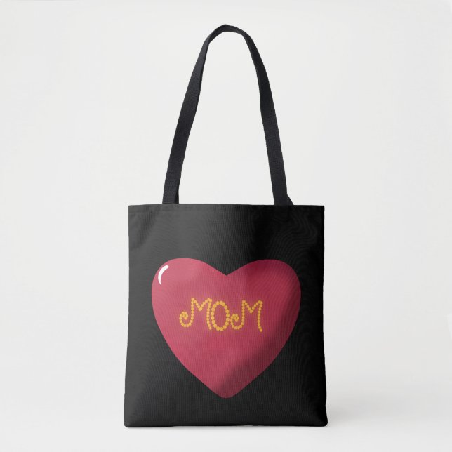 Mama-Typografie-Design, süße Mutter-Zitat-Textkuns Tasche (Vorderseite)