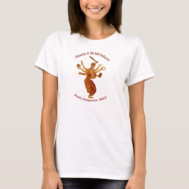 Mama u. ich Behälter T-Shirt (Vorderseite)
