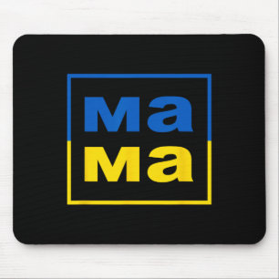 Mama Ukrainische Mutter Flagge der Ukraine Stolze  Mousepad