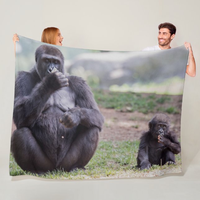 MAMA und BABY BOY Fleecedecke (Beispiel)