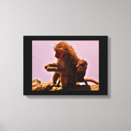 Mama und Baby Leinwanddruck