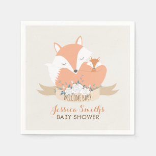 Mama und Baby Red Fox Babydusche Serviette