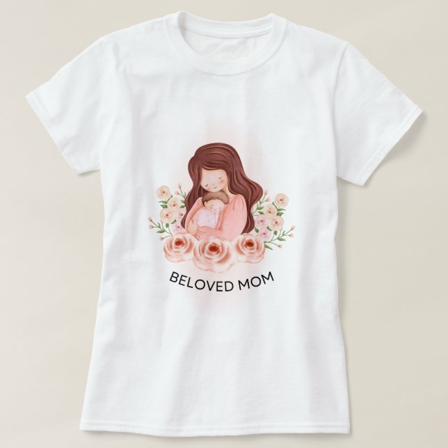 Mama und Baby T-Shirt (Design vorne)