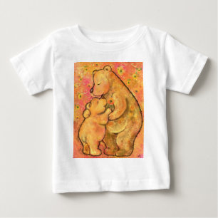 Mama und Babybär - Umarmung - Baby T-shirt