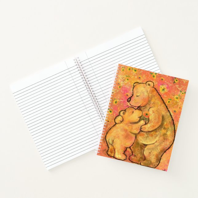 Mama- und Babybears-Notebook Notizbuch (Innenseite)