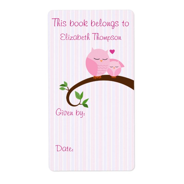 Mama- und Babybuchetikett (Vorne)