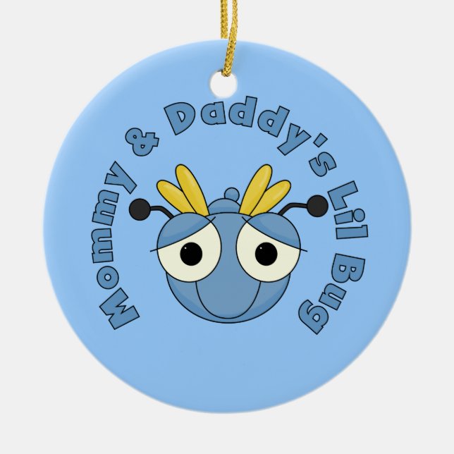 Mama und des Vatis Lil Wanze Keramik Ornament (Vorne)