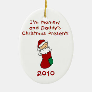 Mama-und des Vatis Weihnachtsgeschenk-Verzierung Keramik Ornament