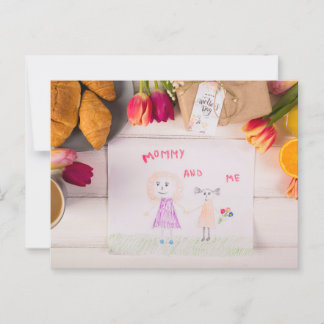 Mama und ich postkarte