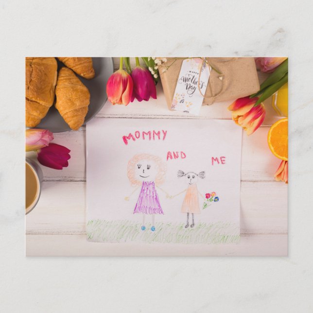 Mama und ich postkarte (Vorderseite)