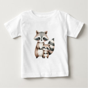 Mama und ich - Waschbär Baby T-shirt