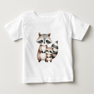 Mama und ich - Waschbär Baby T-shirt