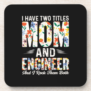 Mama und Ingenieur I rock sie Getränkeuntersetzer