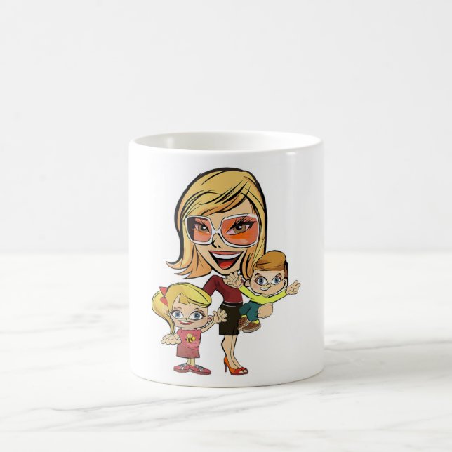MAMA UND KINDER KAFFEETASSE (Mittel)