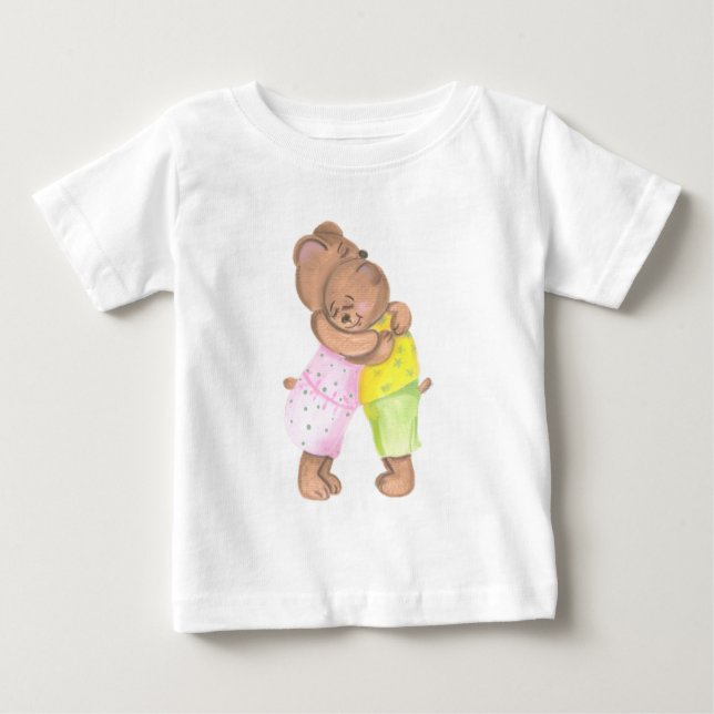 Mama- und Kinderbären passen zu Shirts (Vorderseite)