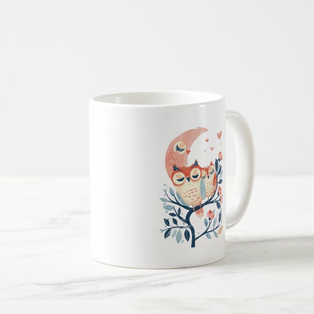 Mama und Kindertageskarte der Liebe Kaffeetasse (VorderseiteRechts)
