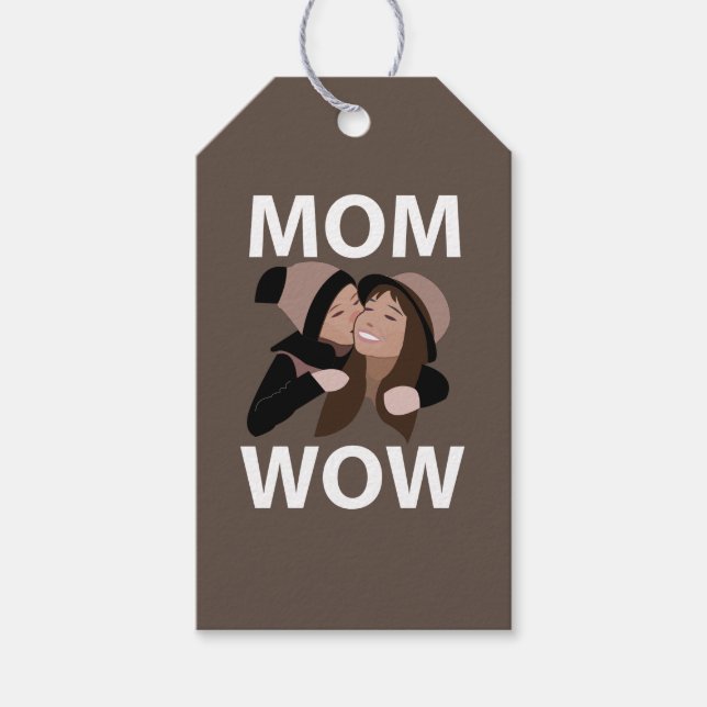 Mama und Mama von Kindern Geschenkanhänger (Vorderseite)