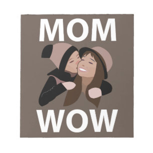 Mama und Mama von Kindern Notizblock