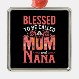 Mama und Nana Ornament Aus Metall