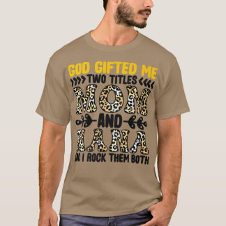 Mama und Oma Zitat Familienplanung Spaß Design  T-Shirt