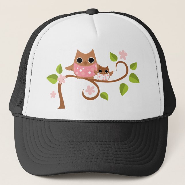 Mama und Owls Truckerkappe (Vorderseite)