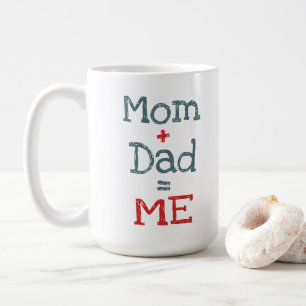 Mama und Papa bin ich Kaffeetasse