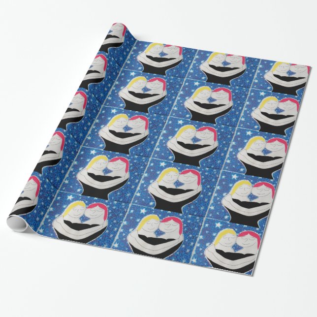 Mama- und Papierverpackungspapier Geschenkpapier (Ungerollt)