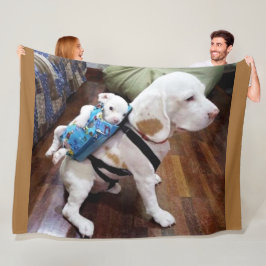 MAMA und PUP Fleecedecke