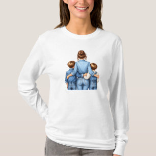 Mama und Söhne für immer – Mutter umarmt ihre Jung T-Shirt
