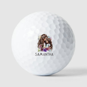 Mama und Tochter (4) Golfball