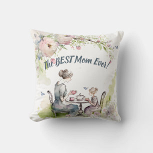 Mama und Tochter Tea Party Kissen