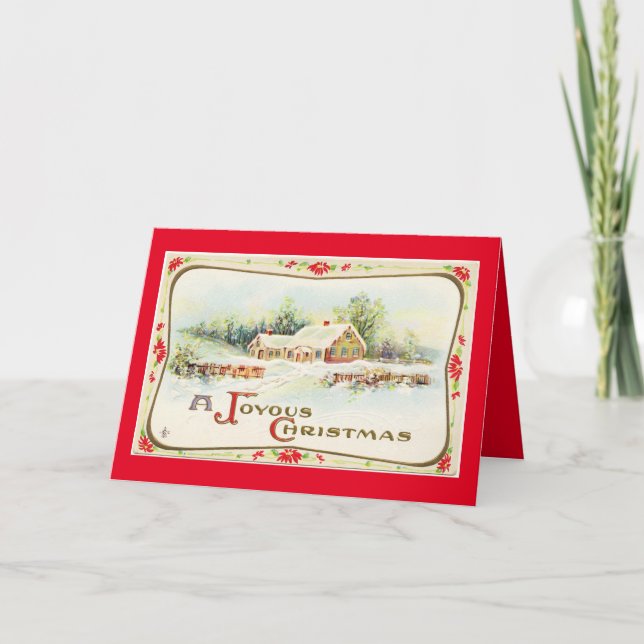 Mama und Vater Feiertagskarte (Vorderseite)