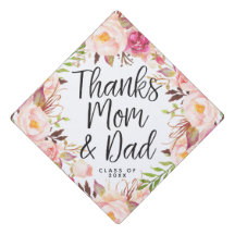 Mama und Vater-Graduierungspropp für Blumenbeweis